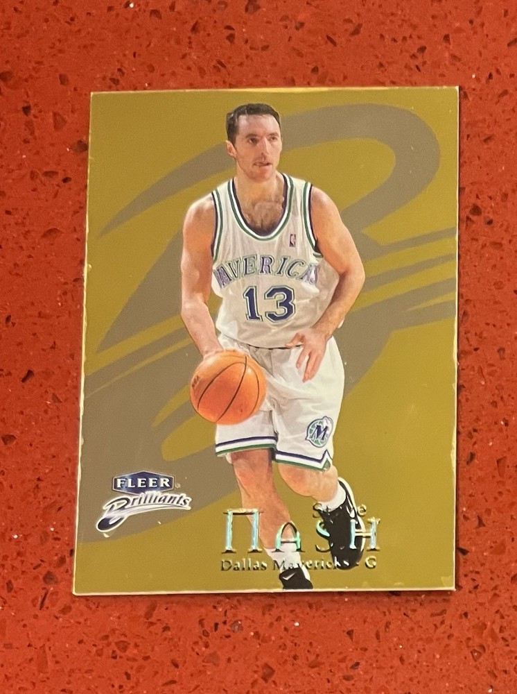 1998 Fleer Brilliants 🔥Steve Nash🔥Gold /99 “RARE”