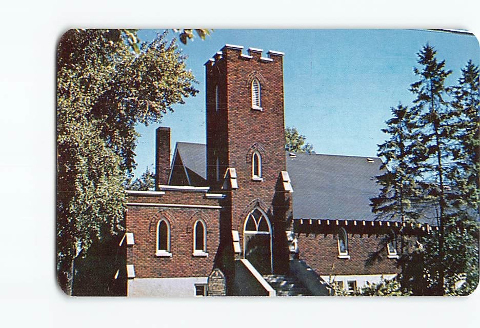 Postcard St. John's Anglican Church Fort Frances Ontario Canada