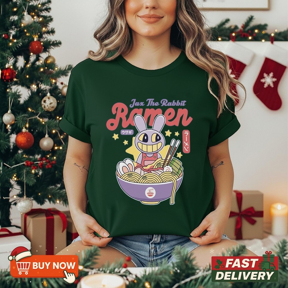 The Amazing Digital Circus Shirt, Jax Purple Rabbit Ramen TShirt, Full Size