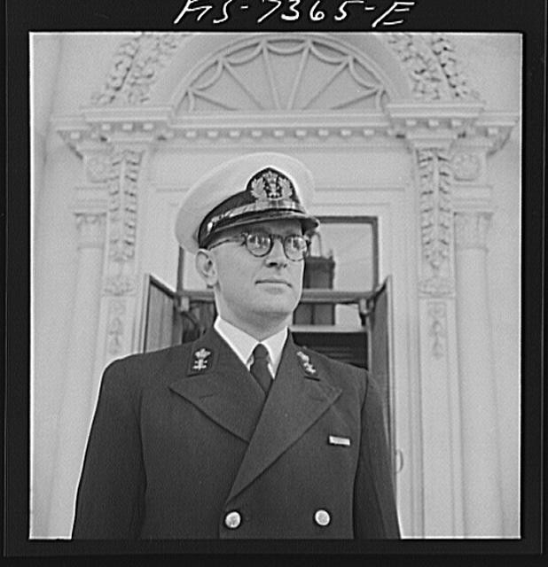 Washington DC 1900s Dutch Delegate Youth Assembly Naval Officer Portrait