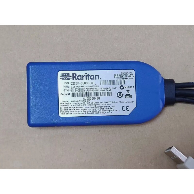 Raritan D2CIM-DVUSB-DP Raritan USB/DisplayPort KVM Cable - USB/DisplayPort * A2