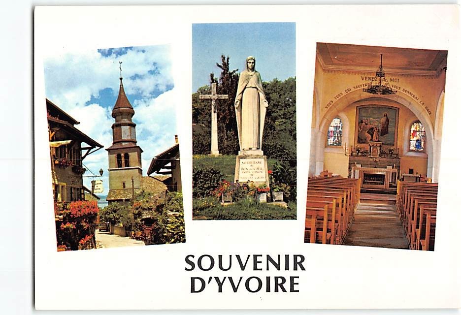 Postcard Souvenir D Yvoire France