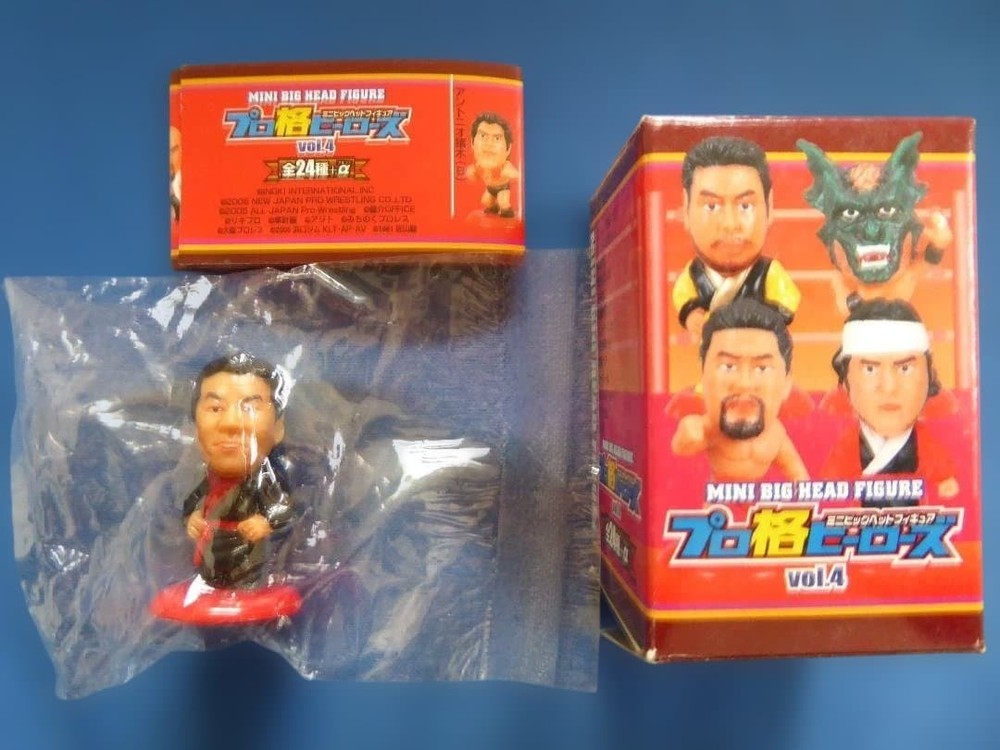 Tatsumi Fujinami Pro Wrestling Figure, Pro Kaku Heroes Vol.4, Unopened, PVC
