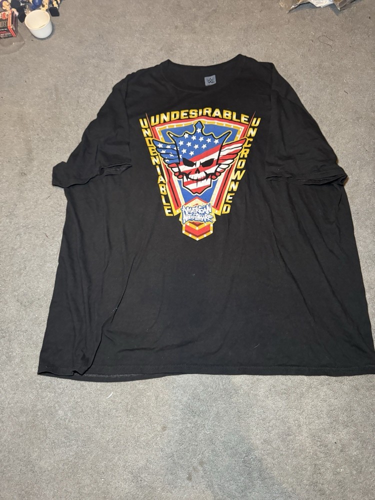 WWE Cody Rhodes American Nightmare T Shirt Mens 4XL Black Wrestling Tee