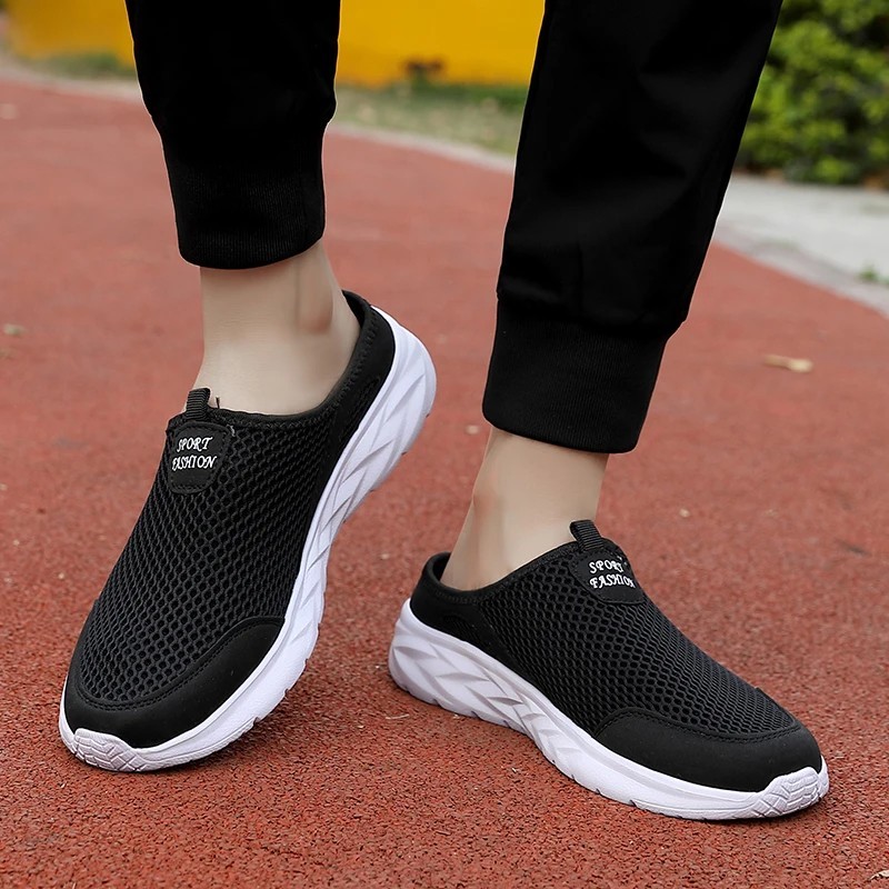 Men's breathable mesh slippers - Casual outdoor walking shoes