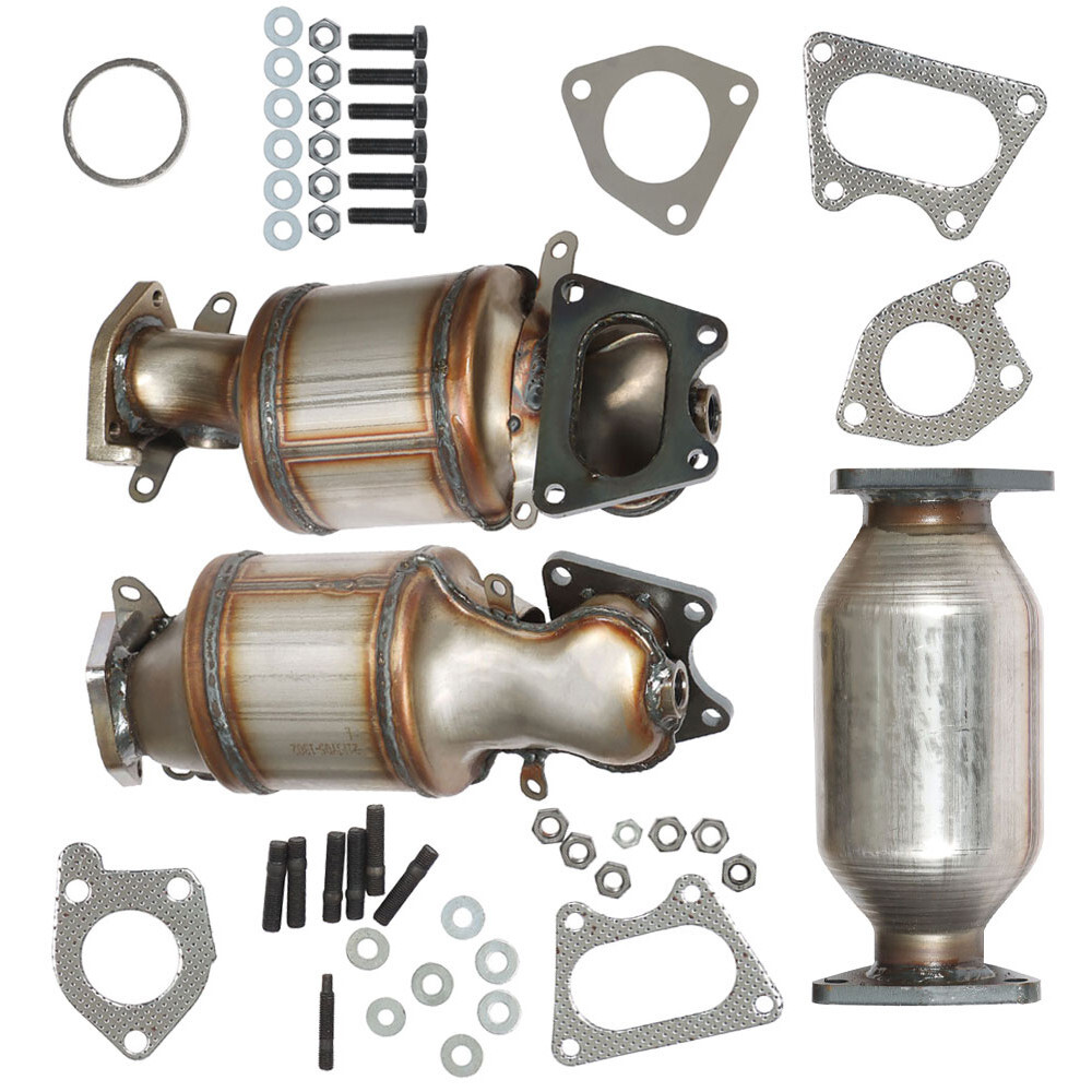 3Pcs Catalytic Converter For Honda Odyssey/Ridgeline/Pilot/Accord 3.5L 2003-2008