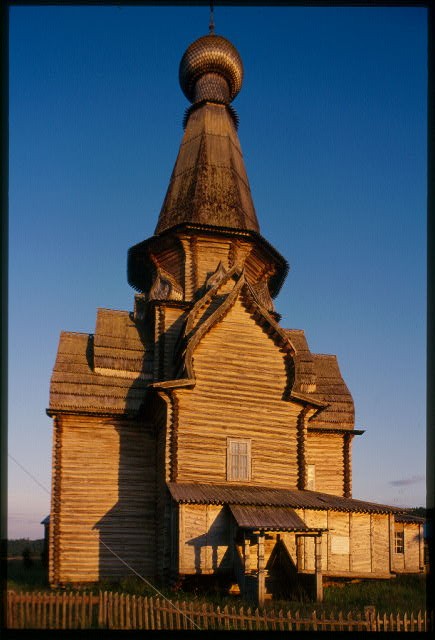Photo:Church of the Dormition (1674), north facade, Varzuga, Russia