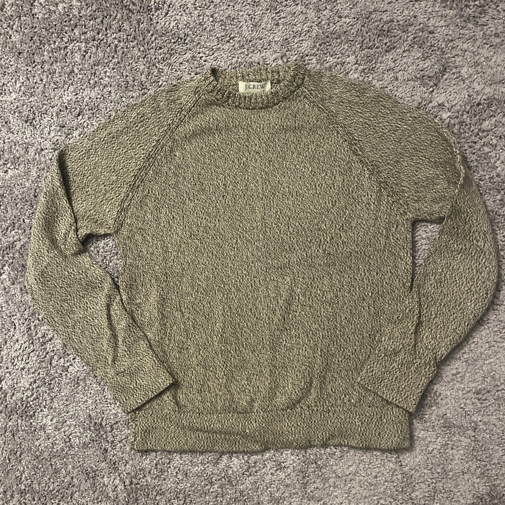 J Crew Vintage Oarsman Knit Beige Tan Sweater Men’s Size Medium