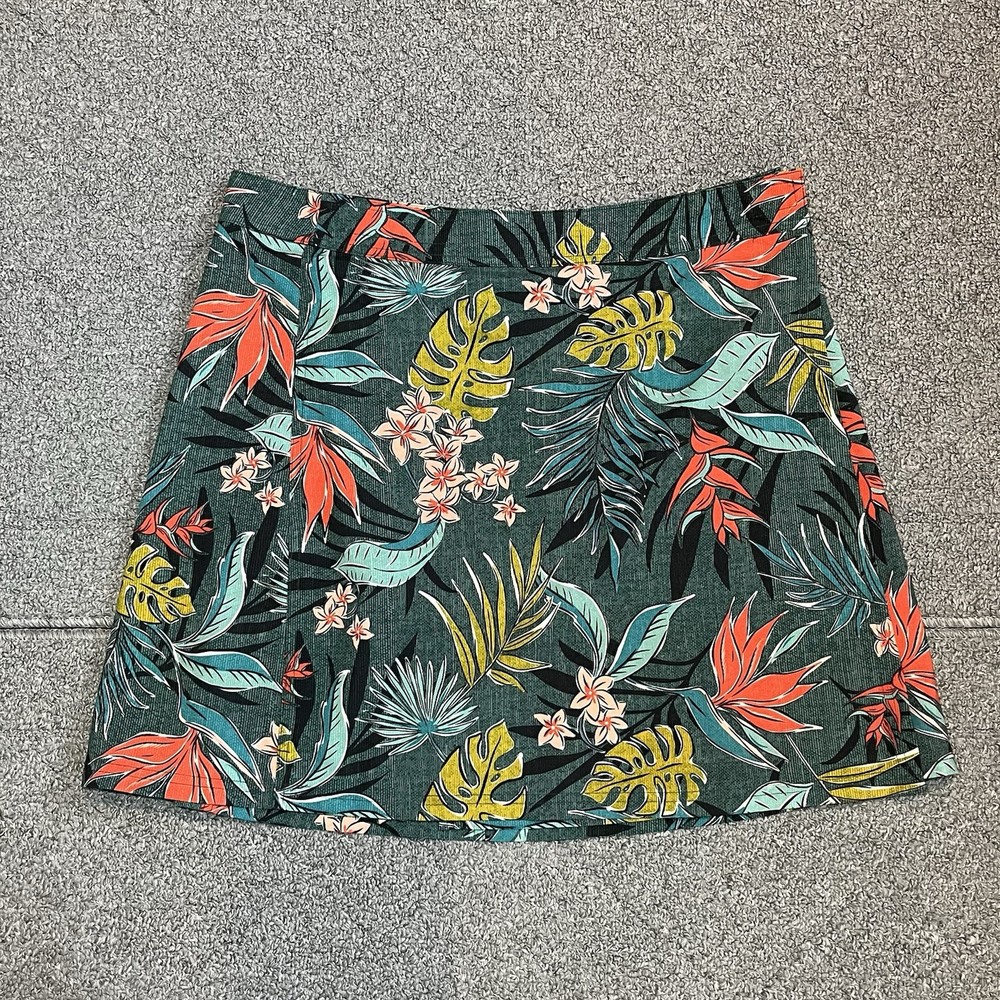 Ripskirt Hawaii Cover Up Womens Size Medium Floral Adjustable Waist Beach