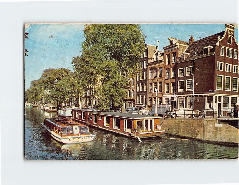 Postcard Gentlemen canal Amsterdam Netherlands