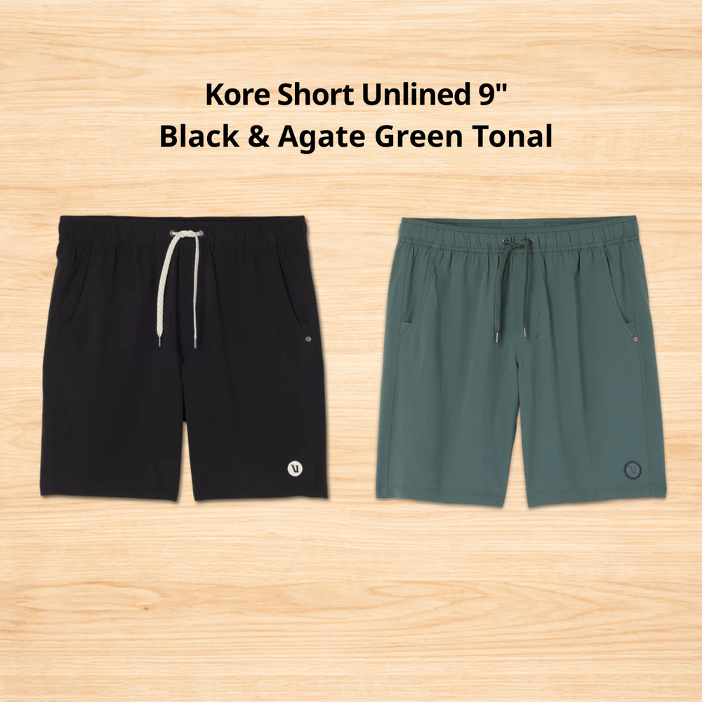 NWT Vuori Men's Kore Short Unlined 9