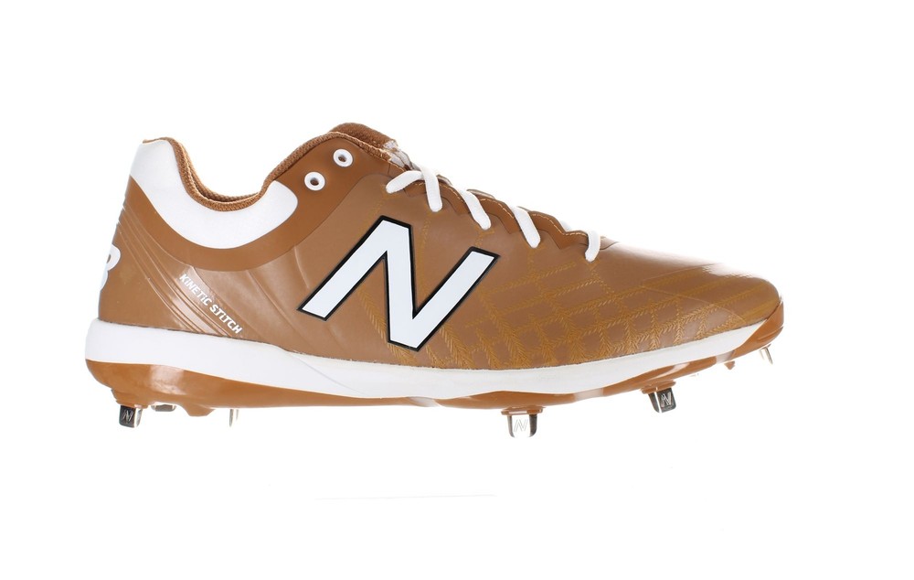 New Balance Mens Texas/Orange Cleats Size 16