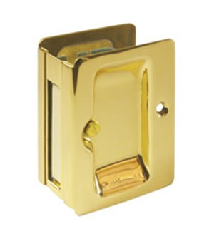 Deltana SDPA325 3.25 Inch Pocket Door Passage Pull in Satin Nickel