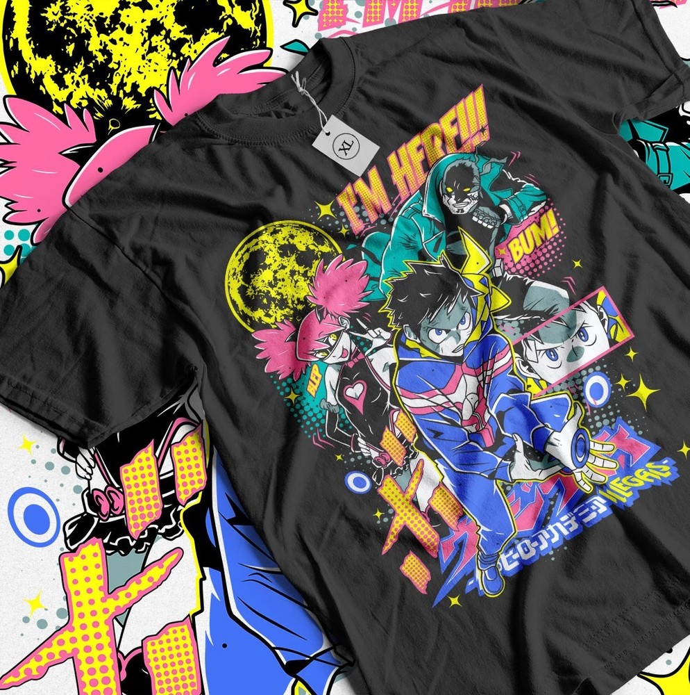 My Hero Academia T-Shirt Katsuki Bakugo Manga Anime MHA Gift Shirt Tee All Size