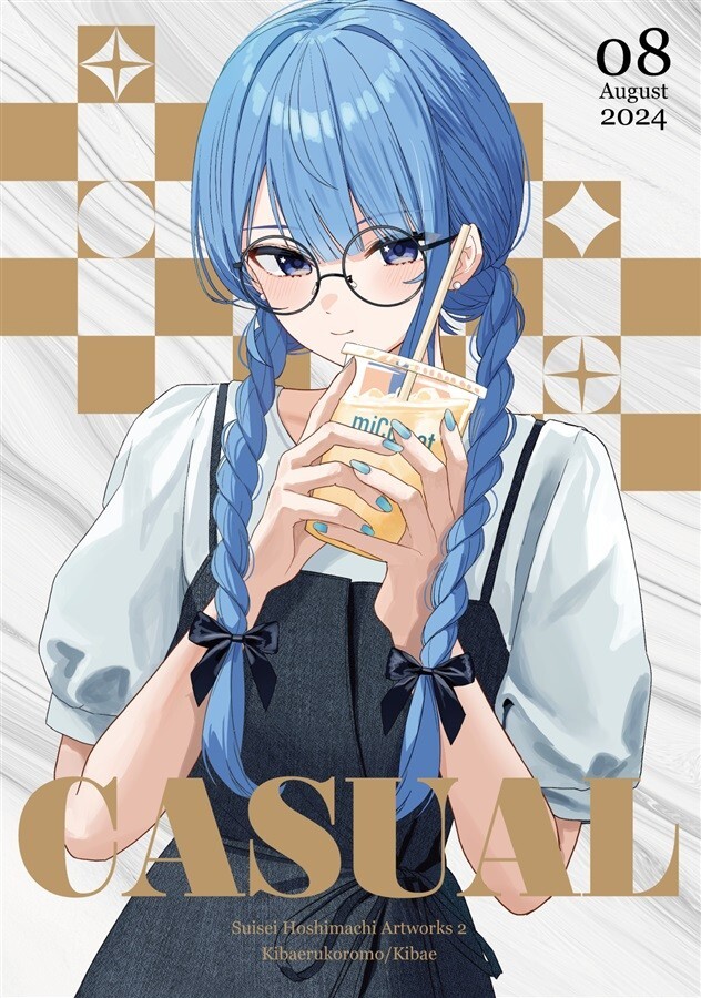Casual 2 Hoshimachi Suisei Art Book Hololive KiBae B5/20P Doujinshi C104