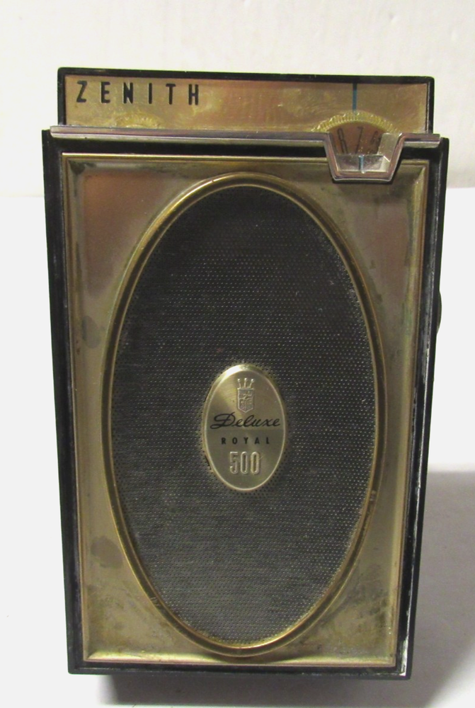 Zenith Royal 500H AM Transistor Radio Parts / Repair c 1962/3