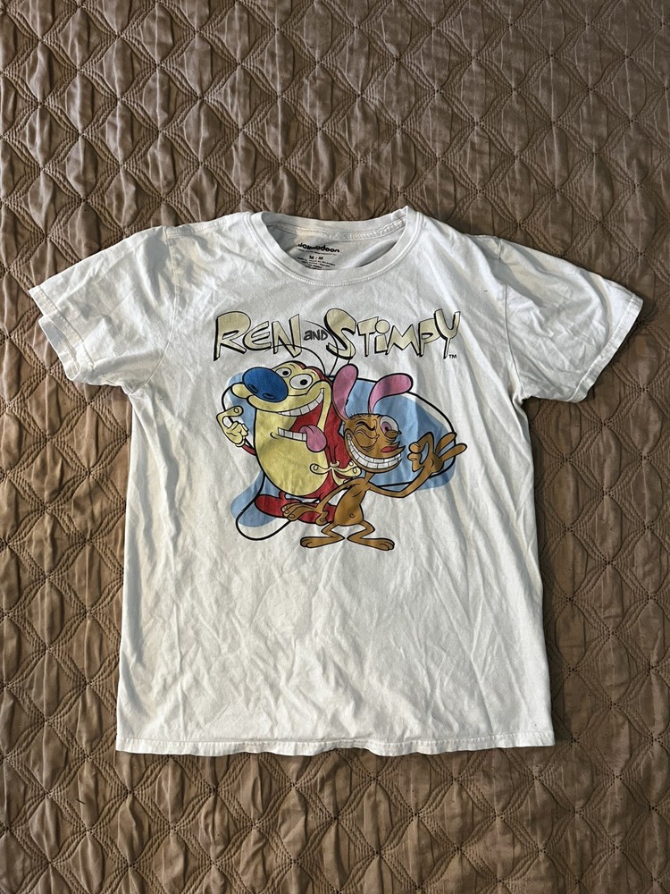 Ren And Stimpy Tee Size Medium Nickelodeon