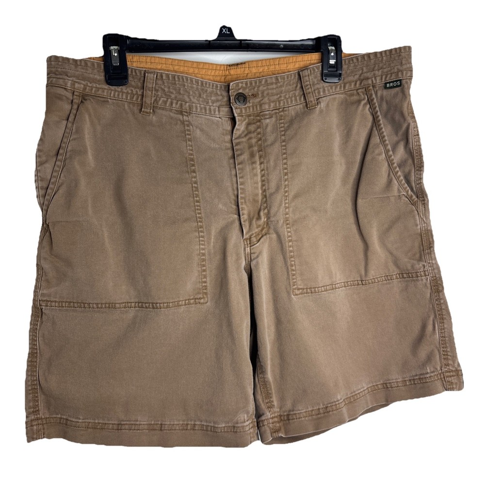 Howler Bros Clarksville Walk Shorts, Brushed Twill Men’s Size 38 Brown