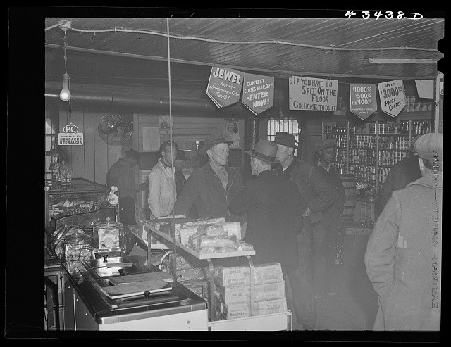 Manchester North Carolina 1941 General Store Migratory Workers Fort Bragg