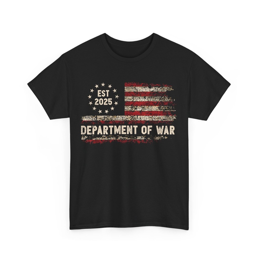 Department of War Established 2025 Re-Established T-Shirt
