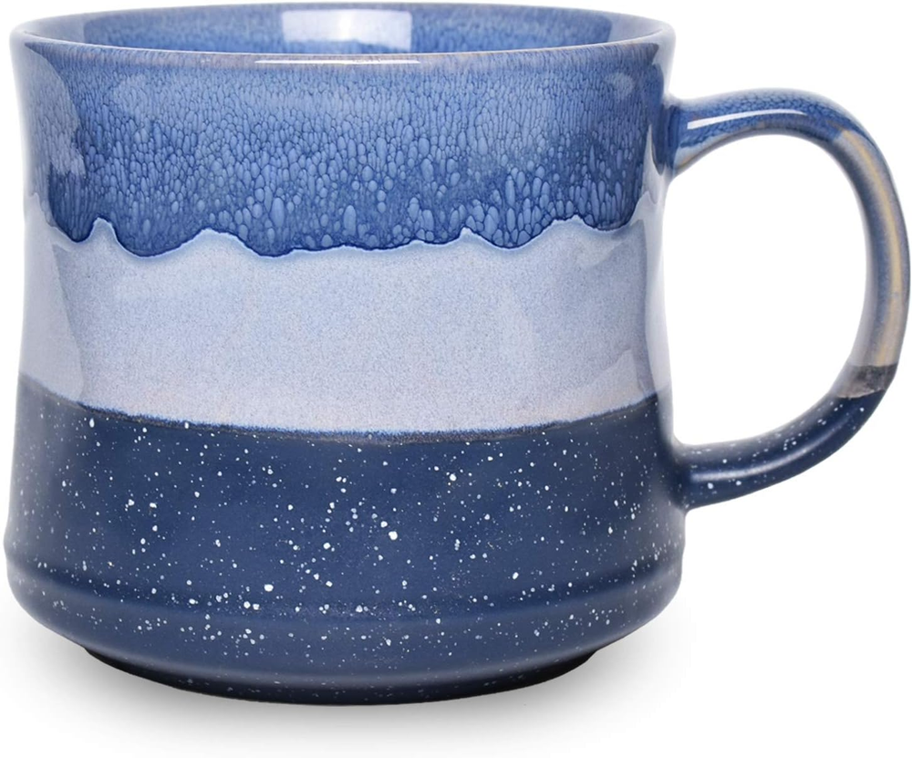Large Ceramic Coffee Mug, Big Tea Cup for Office and Home, 21 Oz, Dishwasher and
