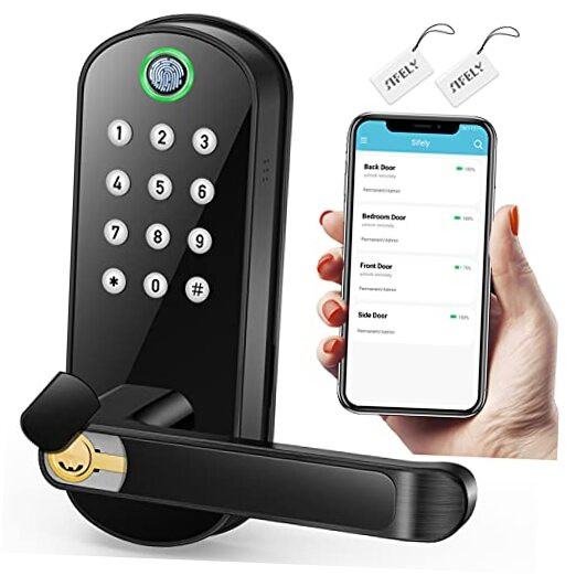 Smart Keyless Entry Door Lock for Front Door - Secure & Convenient