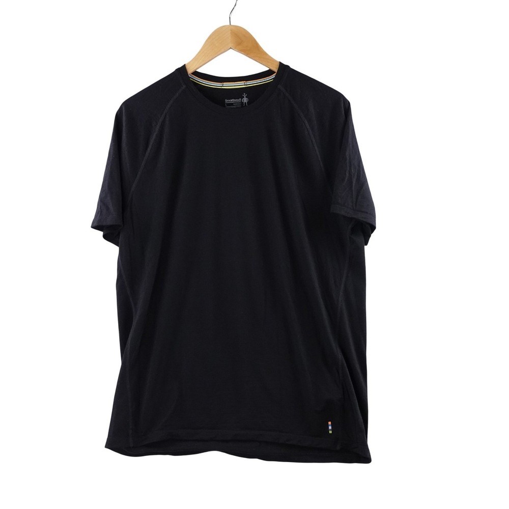 Smartwool Mens Merino Sport 150 Short Sleeve Tee Black Large SW016041 Stretch