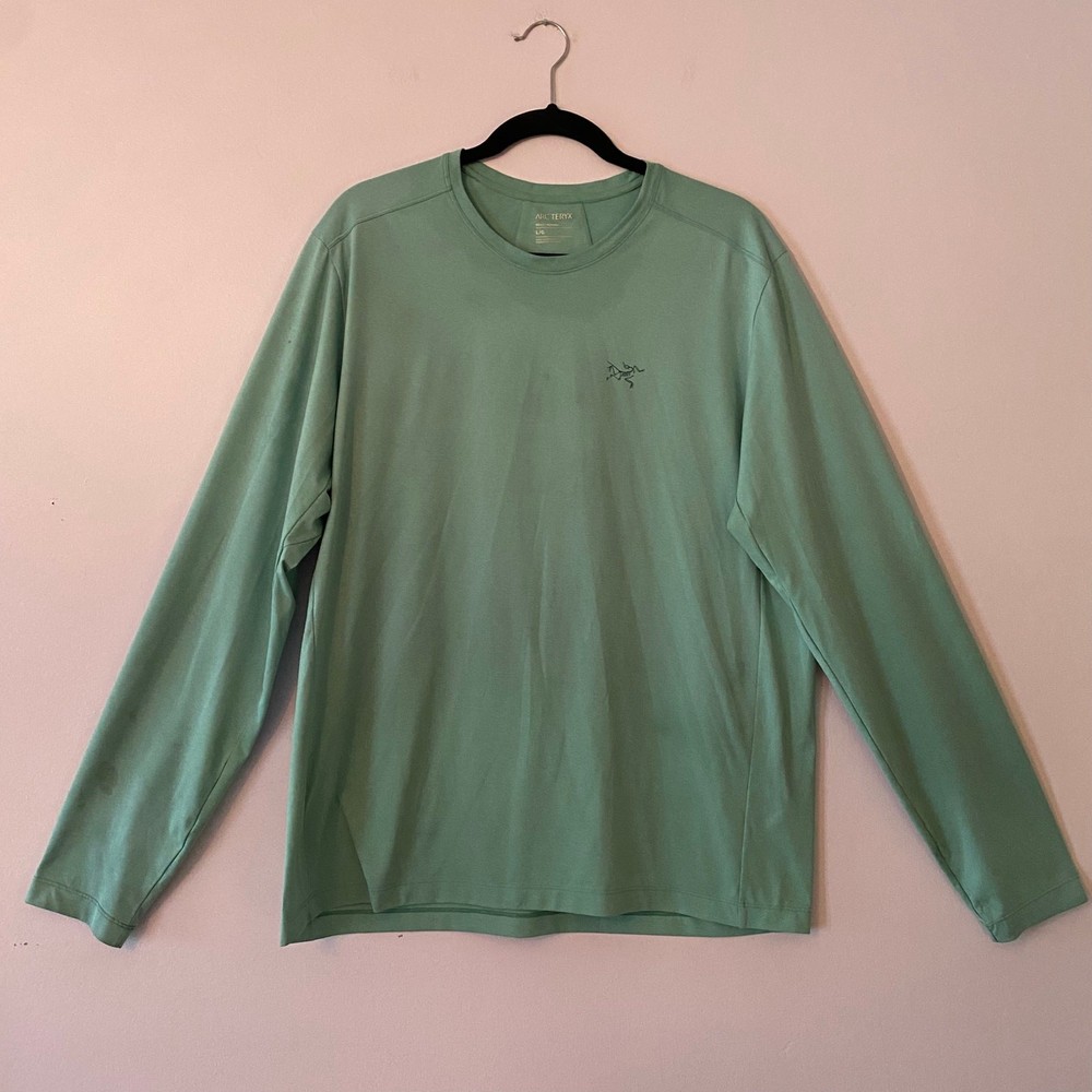 Arc'teryx Mint Green Cormac Long Sleeve Shirt Gorpcore Outdoor Men's size Large