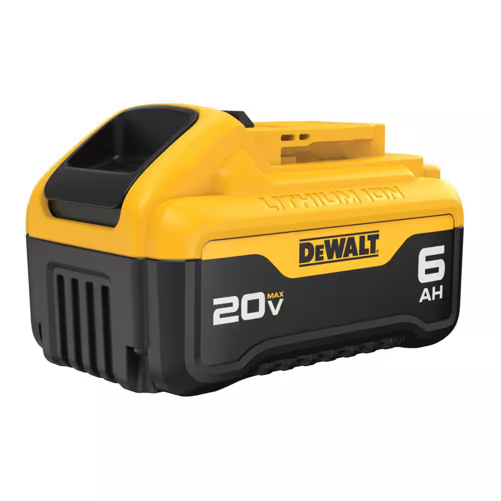 20V MAX High-Capacity 6.0Ah Lithium-Ion Battery Pack