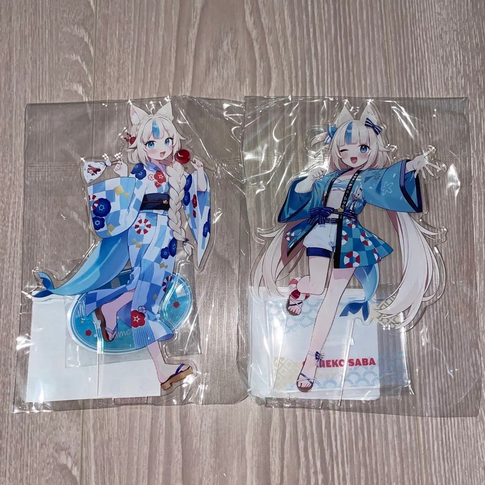 Sameko Saba Acrylic stand set of 2 NEW Sea God Festival Gawr Gura from JAPAN FS