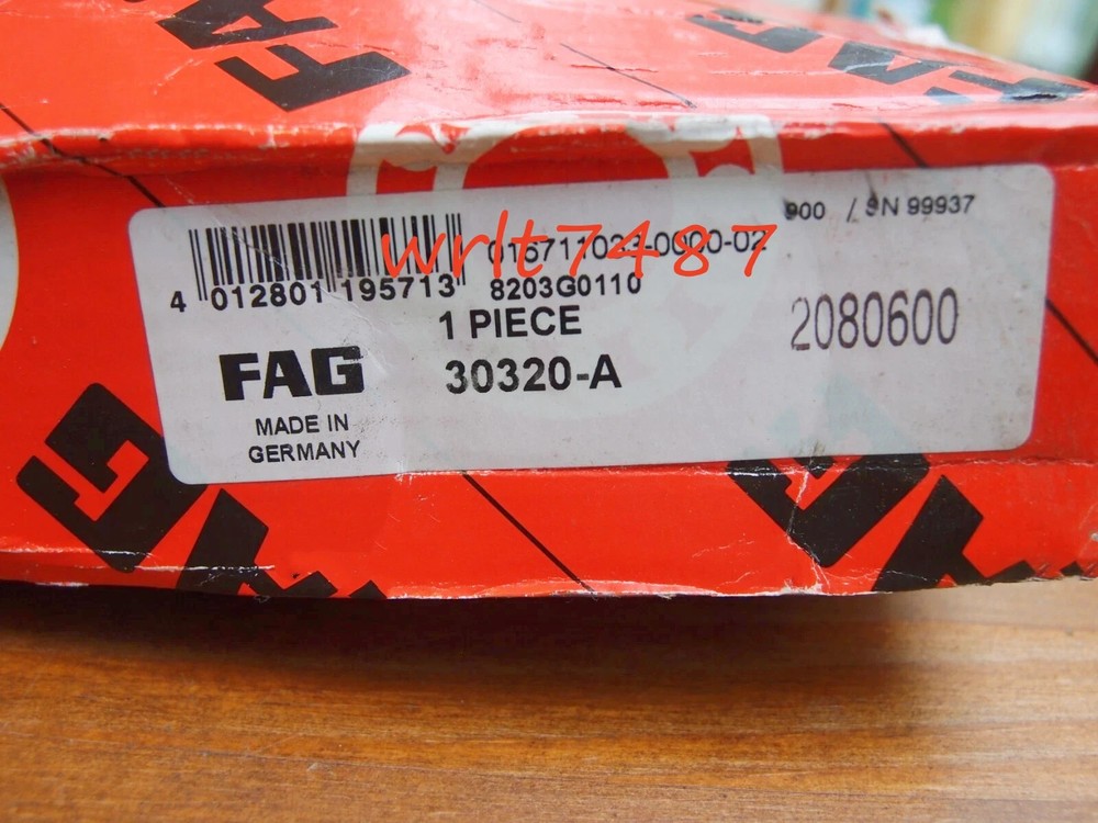 NEW FAG 30320-A tapered roller bearing 1PCS #NN