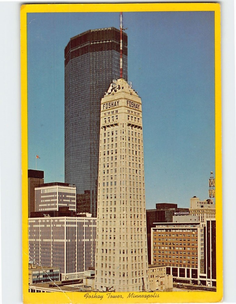Postcard Foshay Tower Minneapolis Minnesota USA