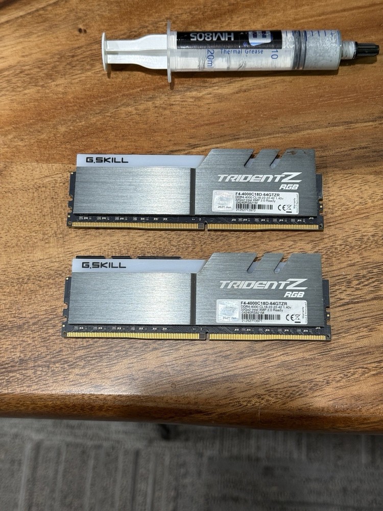 G.SKILL Trident Z DDR4-4000 64GB (2x32GB) RGB Desktop RAM Kit