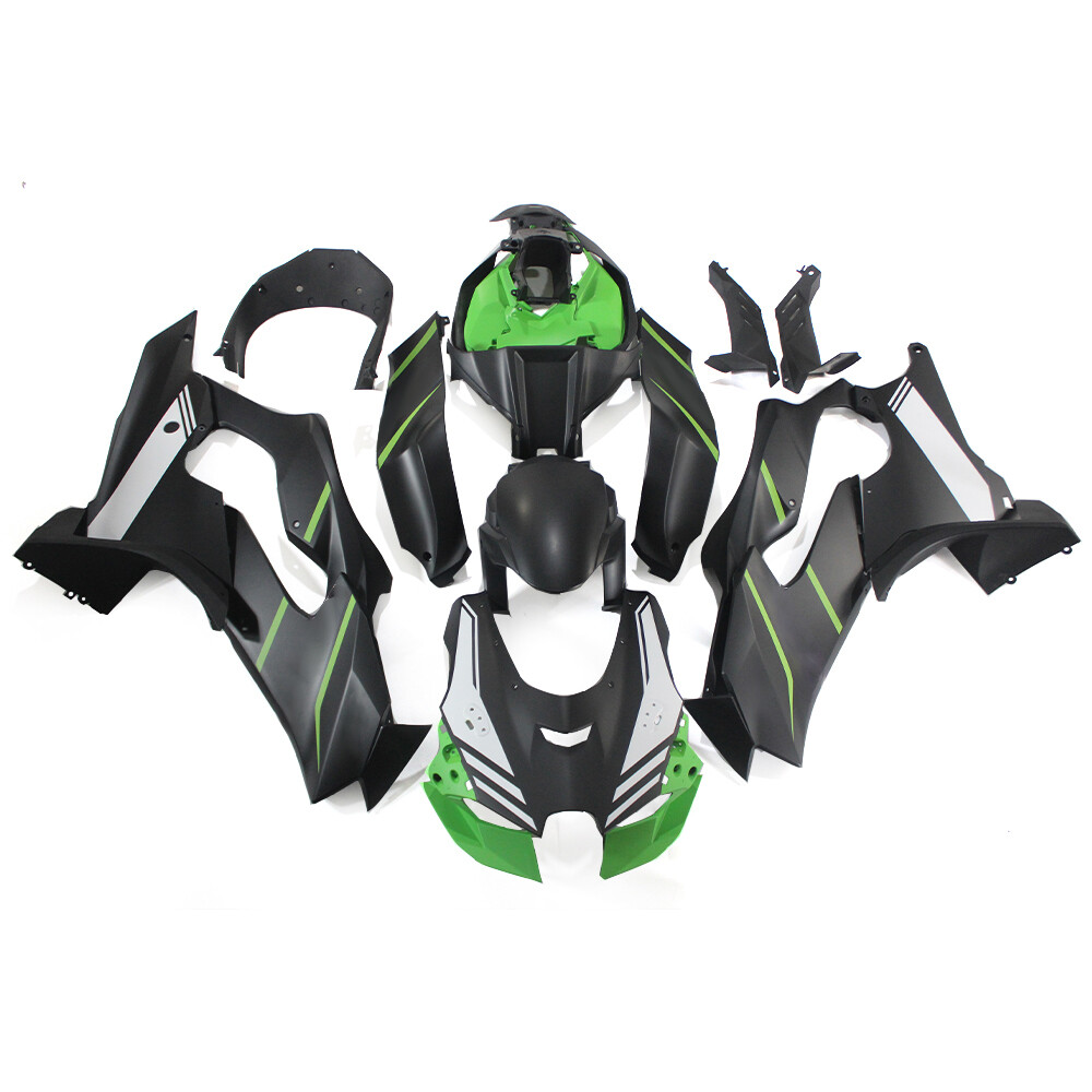 Black Green Bodywork for Kawasaki Ninja ZX10R 2021 2022 21 Injection Fairing Kit