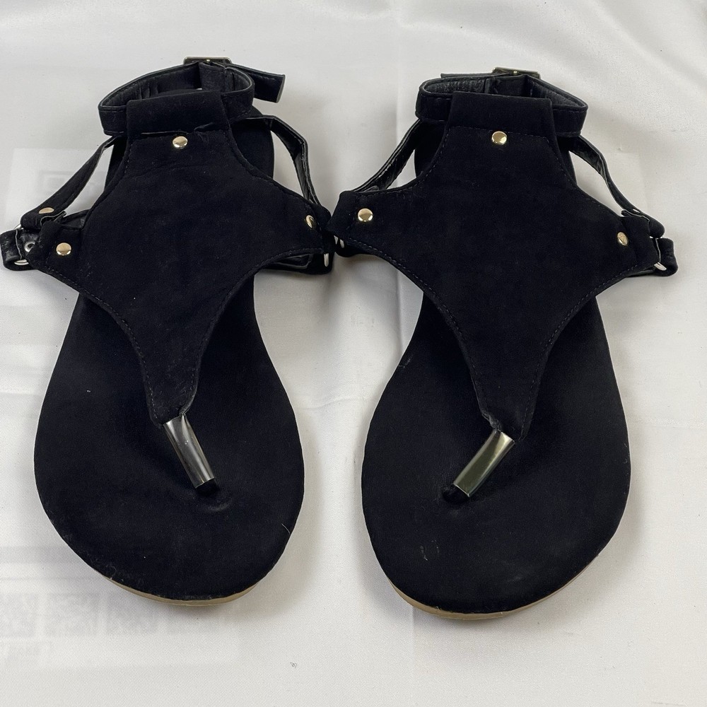 Women's Open Toe Sz11 Thong Sandals Fllip Flop Ankle Flat Strap Shoes