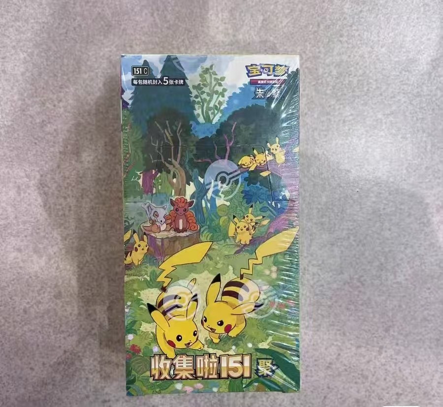 In stock Collect 151C Gather Slim Booster Box Sealed Pokémon TCG Chinese
