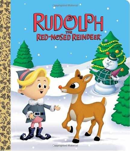 Rudolph the Red-Nosed Reindeer - Board book, by Golden Books - Very Good