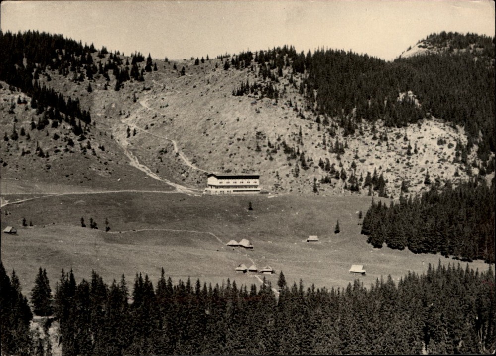 RPPC Schronisko na Kalatowkach Zakopane vintage postcard n537