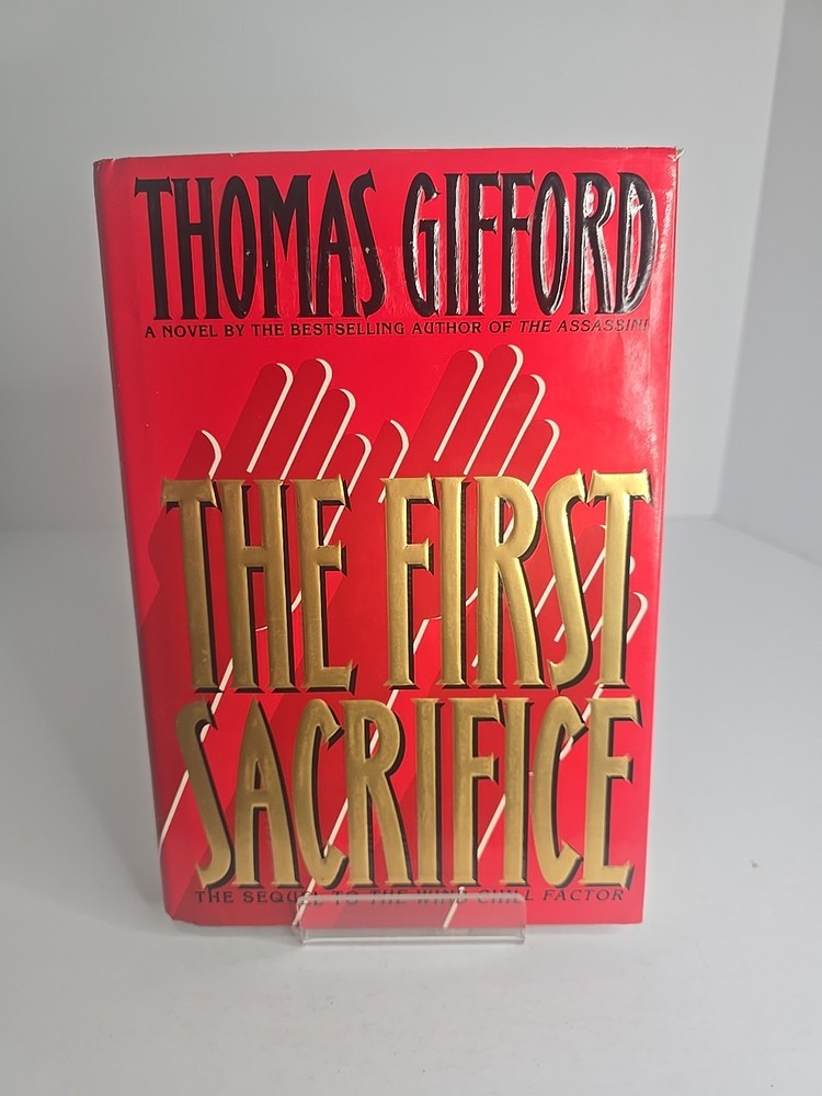 The First Sacrifice Thomas Gifford HC/DJ 1st Edition 1994 Ex-Library VG Thriller