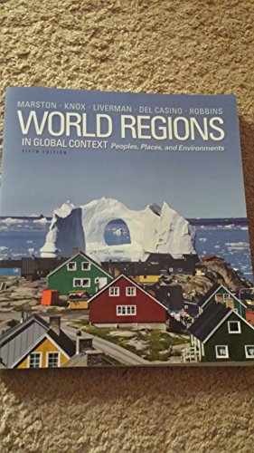 World Regions in Global Context: - Paperback, by Marston Sallie A.; - Acceptable