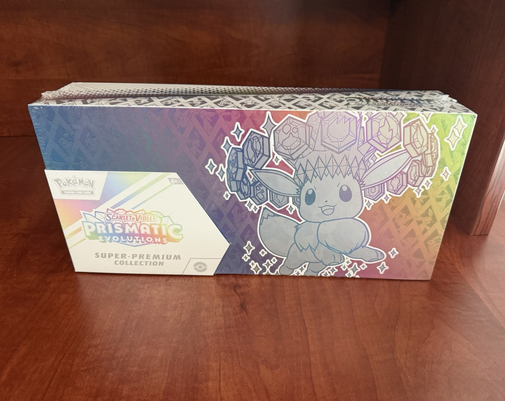 Pokémon TCG Prismatic Evolutions SPC Box Eevee 2025 Factory Sealed!