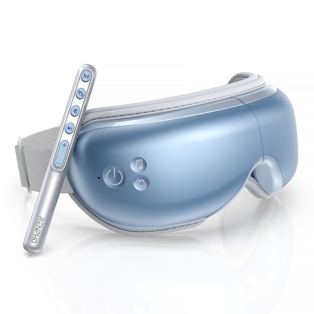 RENPHO Eye Massager with Heat for Migraines Voice Control Eye Mask Mother's Day