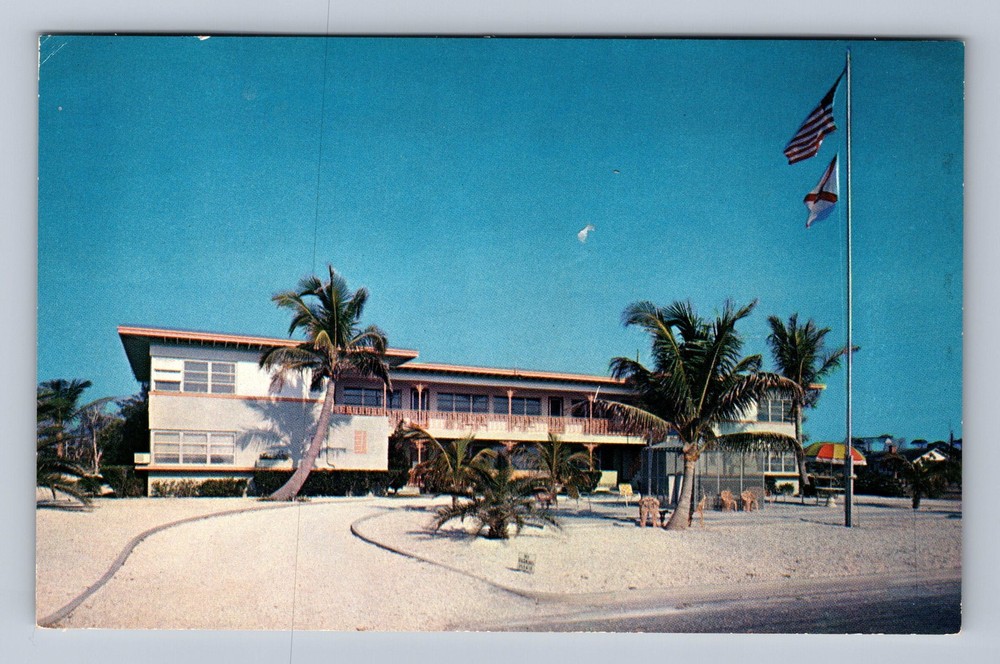 Venice FL-Florida Sunset Apartment Motel Vintage Postcard
