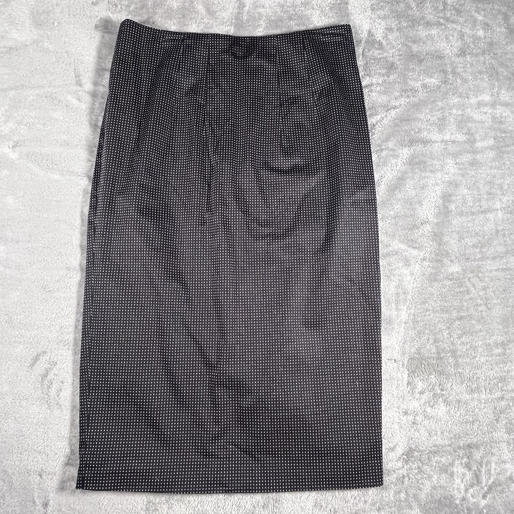 Country Road Black & White Dot Pencil Skirt Size 6 for Corporate Work