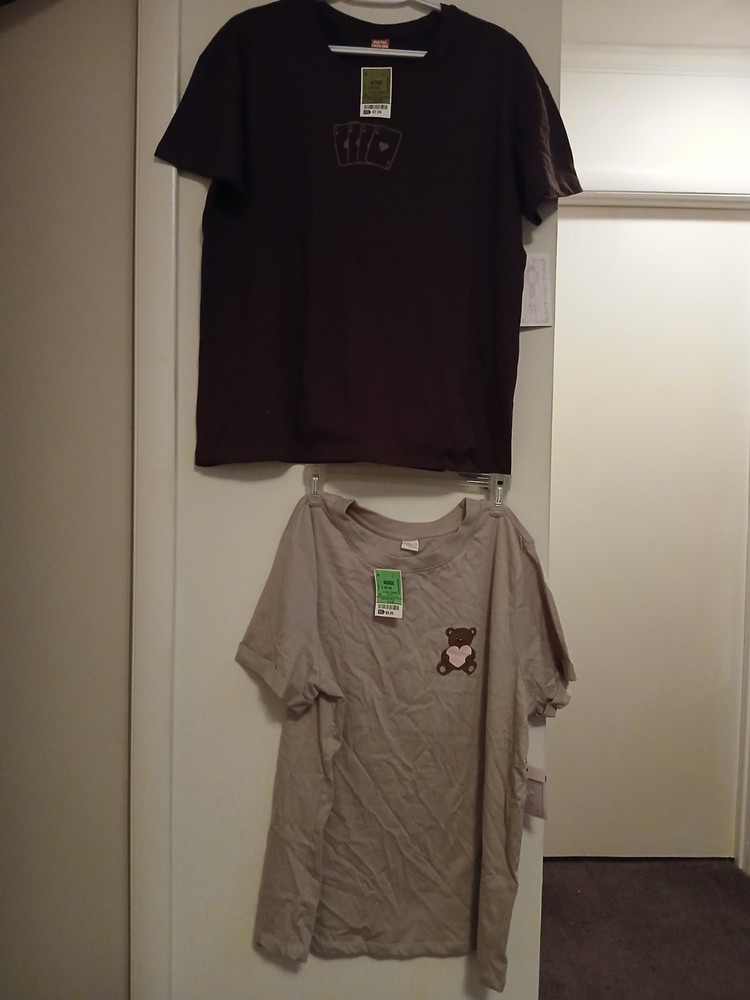 Lot Of 2 Women's Shirts Size Large & 1xl Brand New