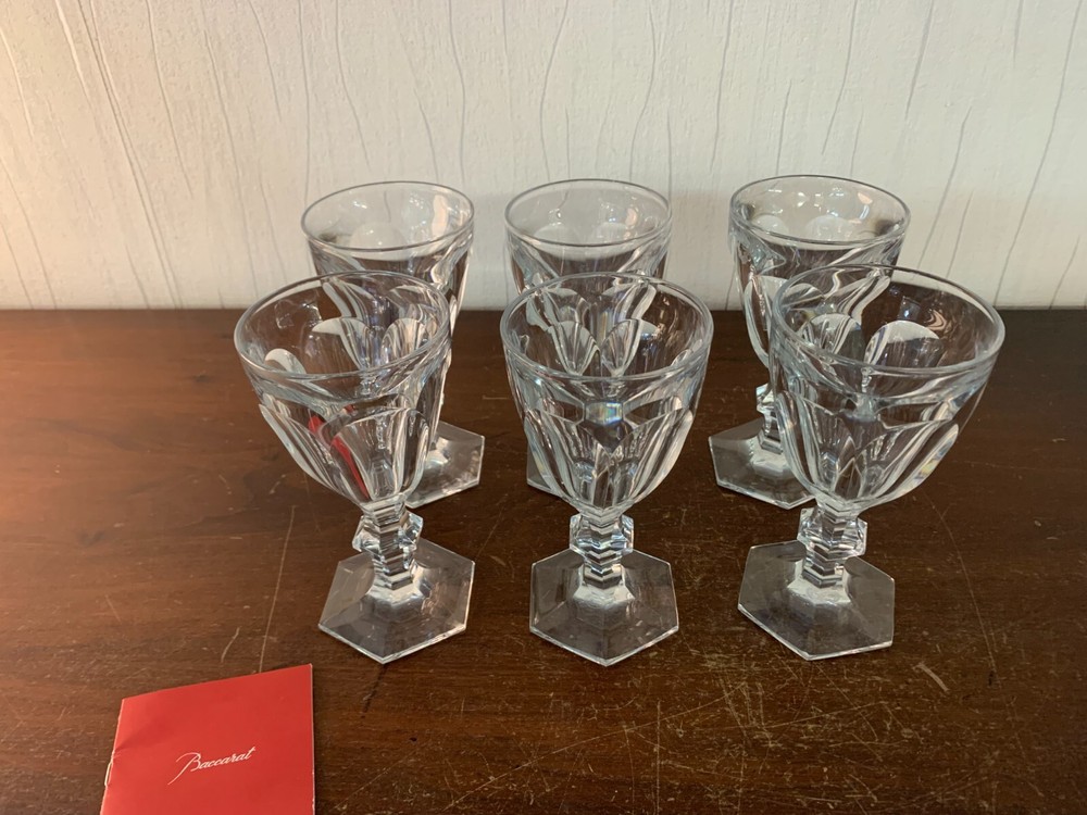4 Red Wine Glasses Model Castiglione in Baccarat Crystal (Price per Unit)