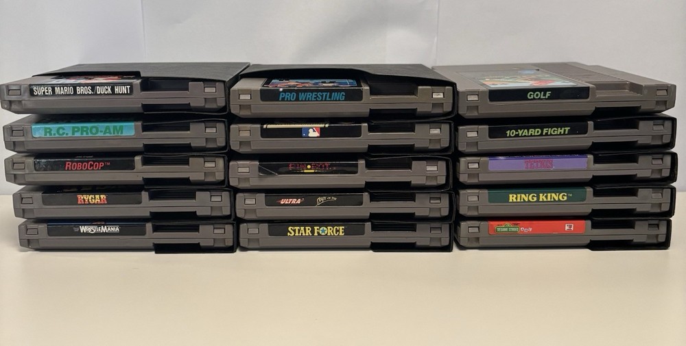 Lot Of 15 Nintendo NES Games - All Tested & Work