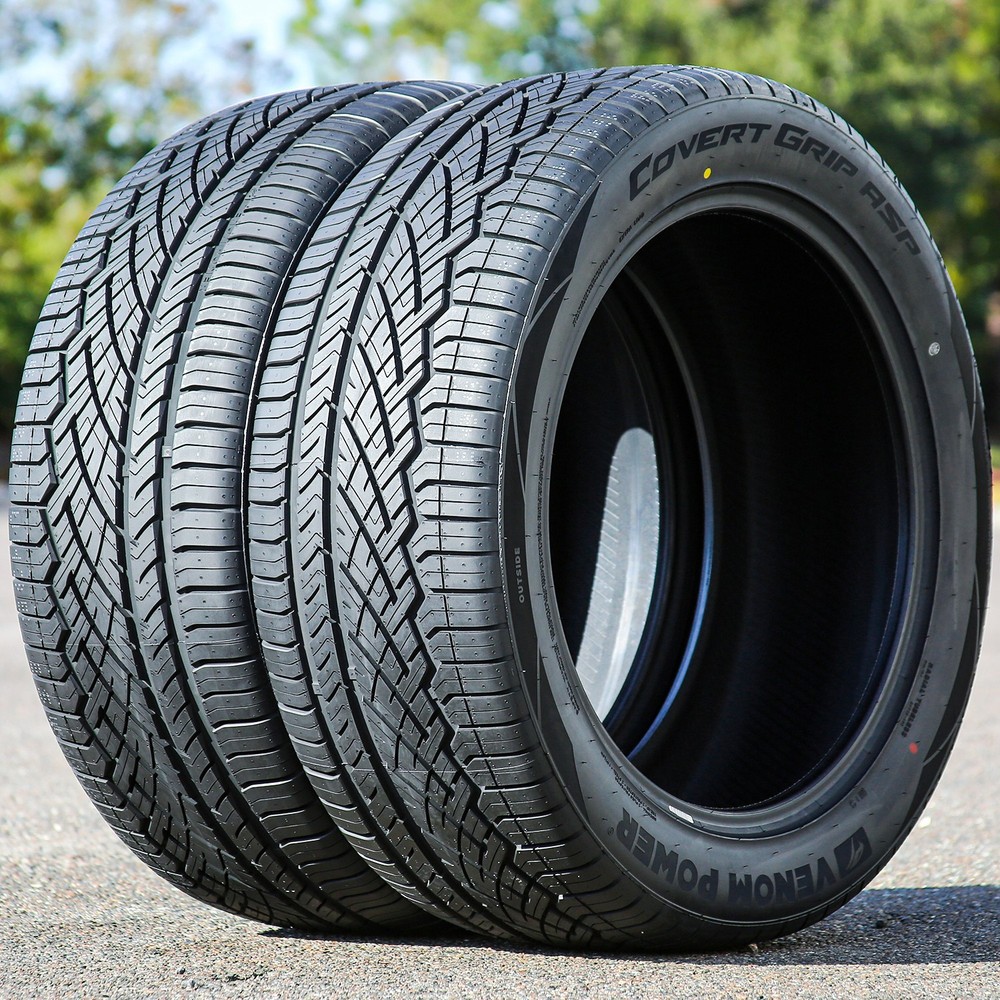 2 Tires Venom Power Covert Grip ASP 245/40ZR20 245/40R20 99W XL A/S Performance