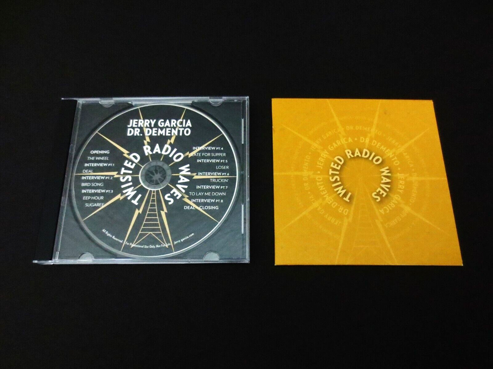 Jerry Garcia Twisted Radio Waves Dr. Demento 1972 Bonus Disc CD Grateful Dead JG