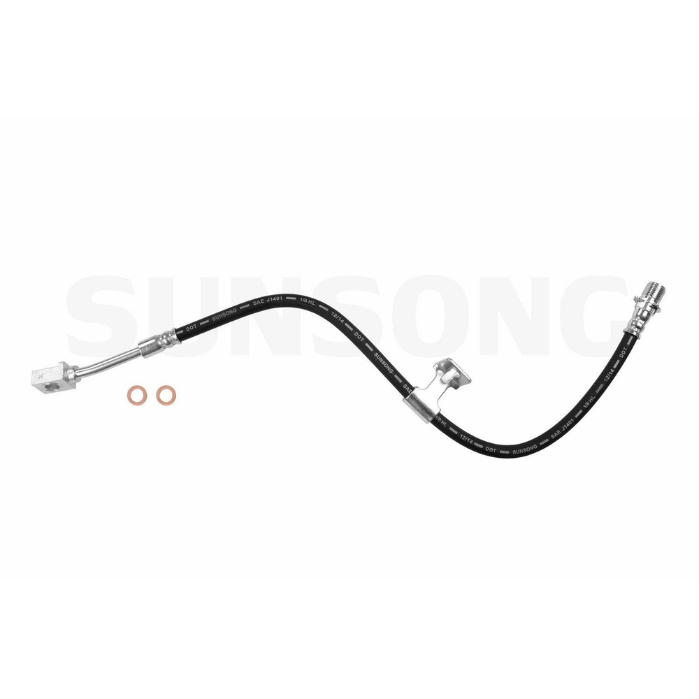 Sunsong 2201021 Brake Hydraulic Hose For Select 79-99 Chevrolet GMC Models